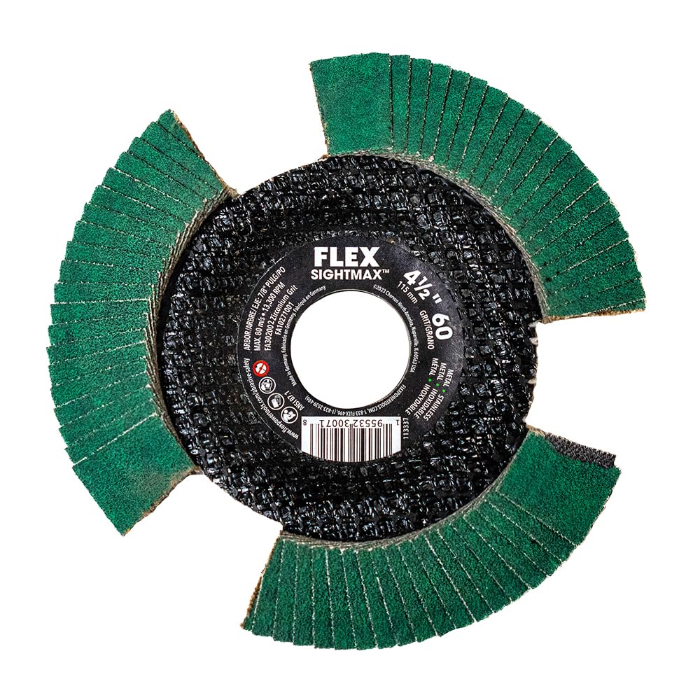 FLEX 4-1/2-inch 40 Grit SightMAX Flap Disc, Type 29 - FA302001