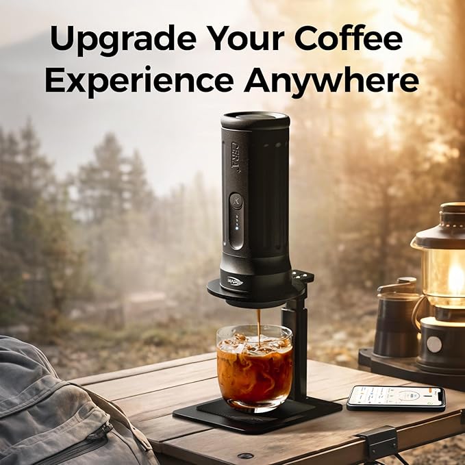 Cafetera Portátil con Soporte Ajustable y Control por App miniatura 9