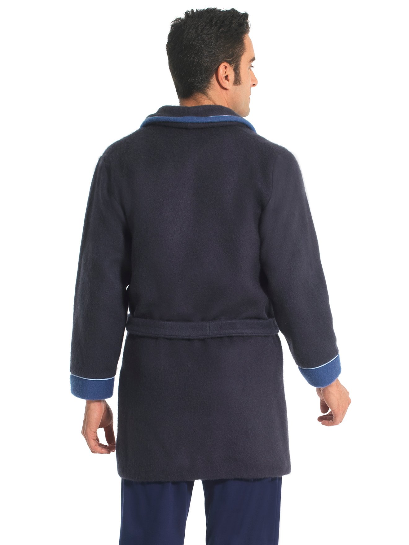 Veste d'intérieur, Maille courtelle® - Bicolore Bleu - 4XL