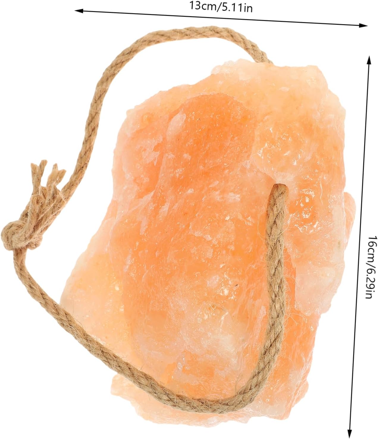 Toyvian 2kg Livestock Salt Lick Block Natural Mineral Nutrition Salt Brick for Cattle Goats and Sheep Durable Easy to Use Natural Shape for Farms and Pet Owners