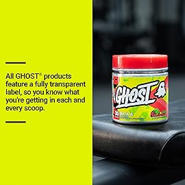 GHOST BCAA Powder Amino Acids Supplement, Kiwi Strawberry - 30 Servings - Sugar-Free Intra, Post & Pre Workout Amino Powder & Recovery Drink, 7G BCAA