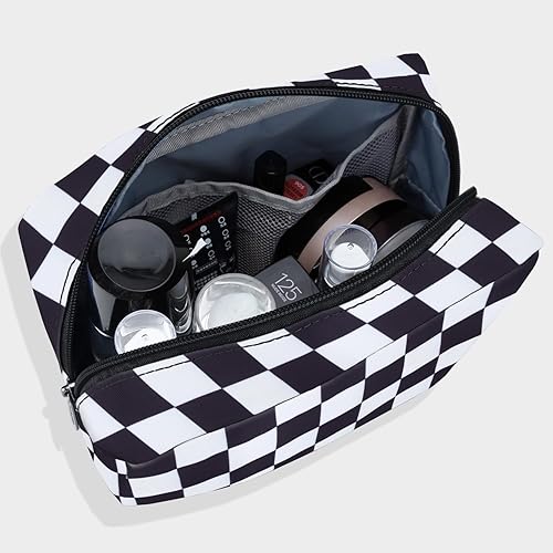 Miniatura 4 de E-Tree Bonita bolsa pequeña, bolsa de cosméticos de maquillaje, bolsa de maquillaje para bolso, bolsa de aseo con cremallera, organizador