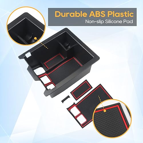 Miniatura 8 de LFOTPP Para Mazda CX-5 2023 2024 2025 Organizador de consola central para Mazda CX-5 2017-2022 2023 2024 2025 Bandeja de consola CX-5 Accesorios CX5