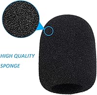 Vista 5 de Filtro de micrófono Pop – Funda de espuma para parabrisas compatible con Elgato Wave: 3 micrófonos de condensador USB premium para bloquear Plosives