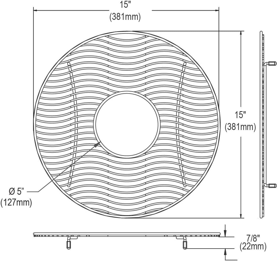 Elkay LKWRBG16SS Stainless Steel Bottom Grid