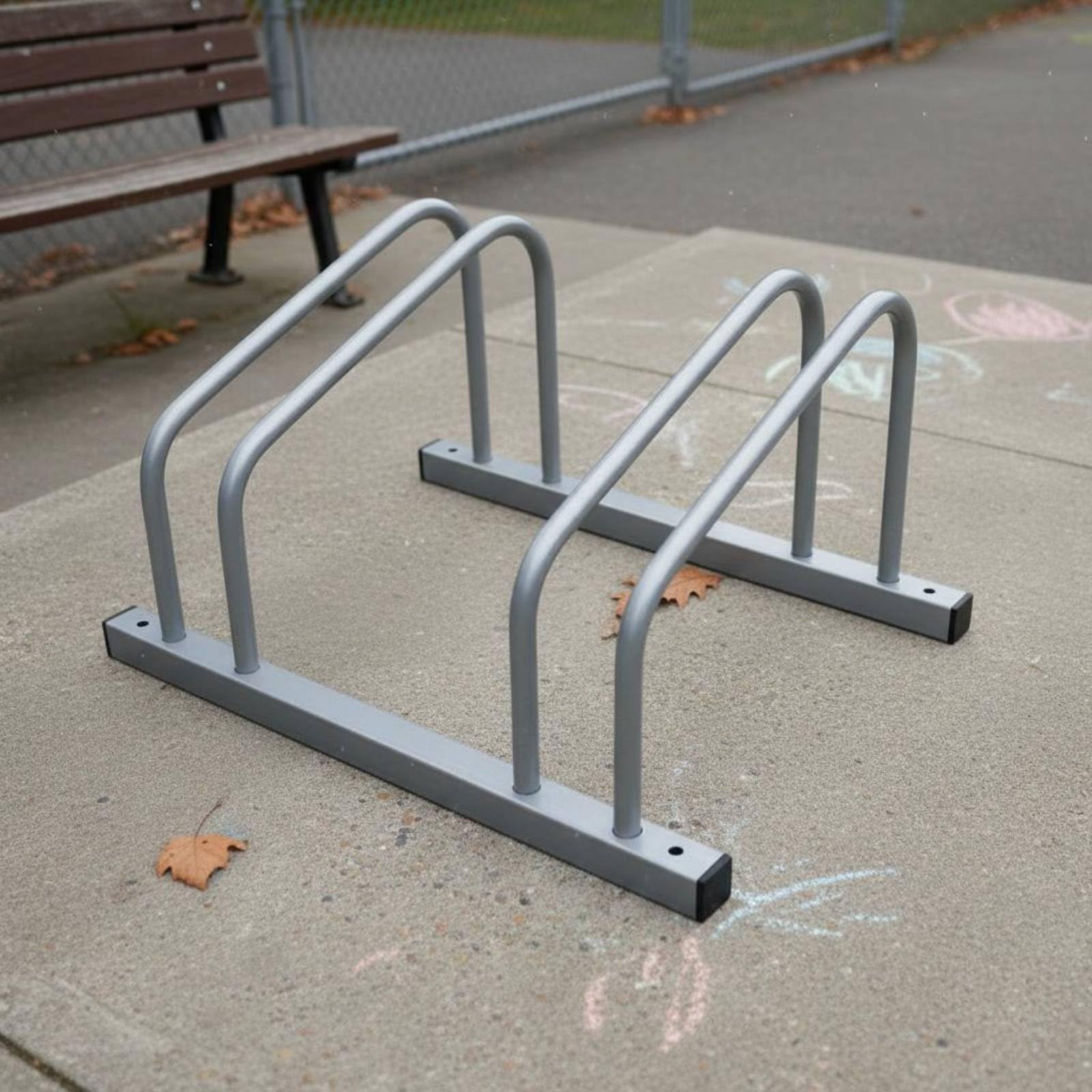 Harilla Fahrradabstellständer aus Dickem mit Schutzbeschichtung Und Stabiler Bodenhalterung für Fahrräder mit Reifengrößen von 16 Bis 29 Zoll für Garage Und Laden, Color to 1