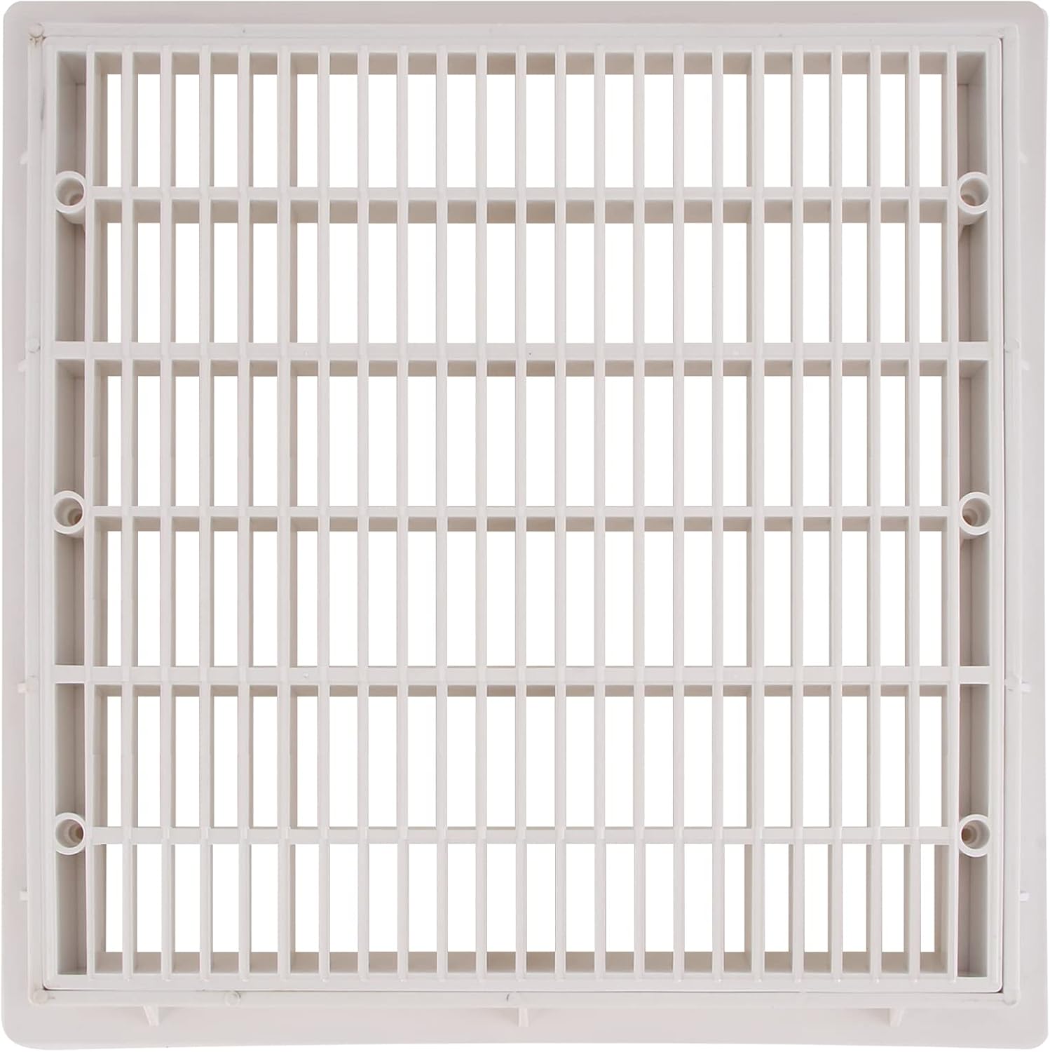Tofficu Square Floor Drain 12 Inch Pool Drainer Cover Replacement Part for Swimming Pools Spas Outdoor Water Parks