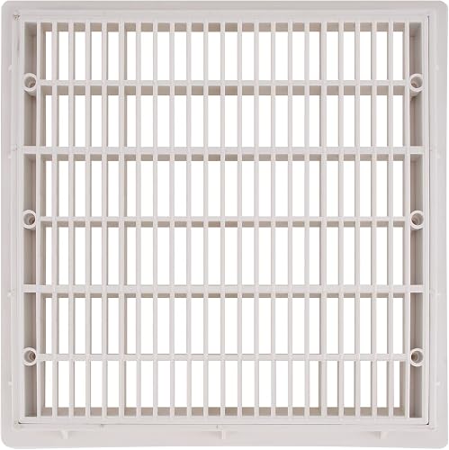 Tofficu Square Floor Drain 12 Inch Pool Drainer Cover Replacement Part for Swimming Pools Spas Outdoor Water Parks