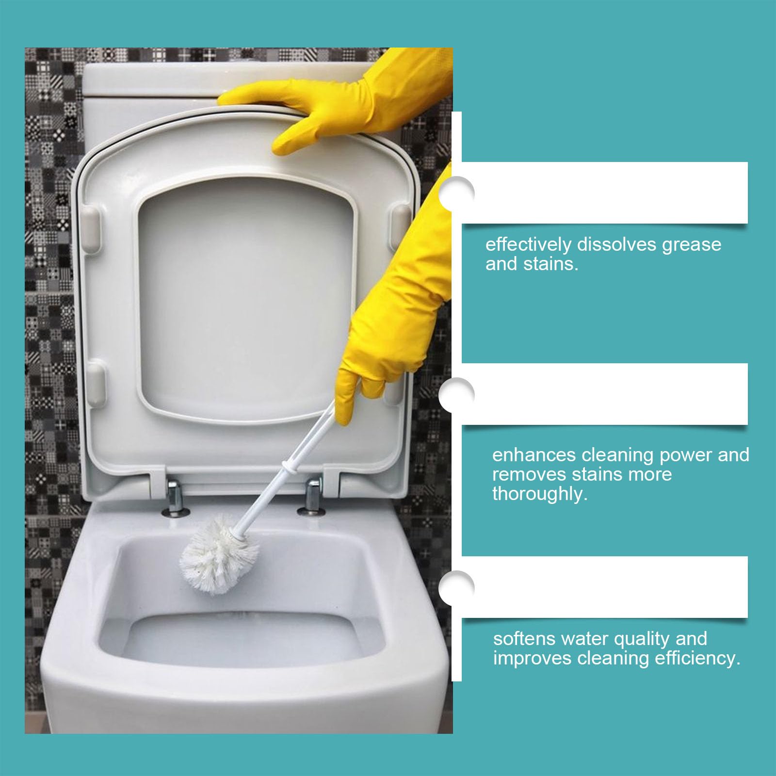 Nettoyant WC multi-usages à l'acide oxalique haute concentration, nettoyant pour carrelage, détachant pour eau dure, spray nettoyant multi-usages à l'acide oxalique pour comptoir de salle de bain (4)