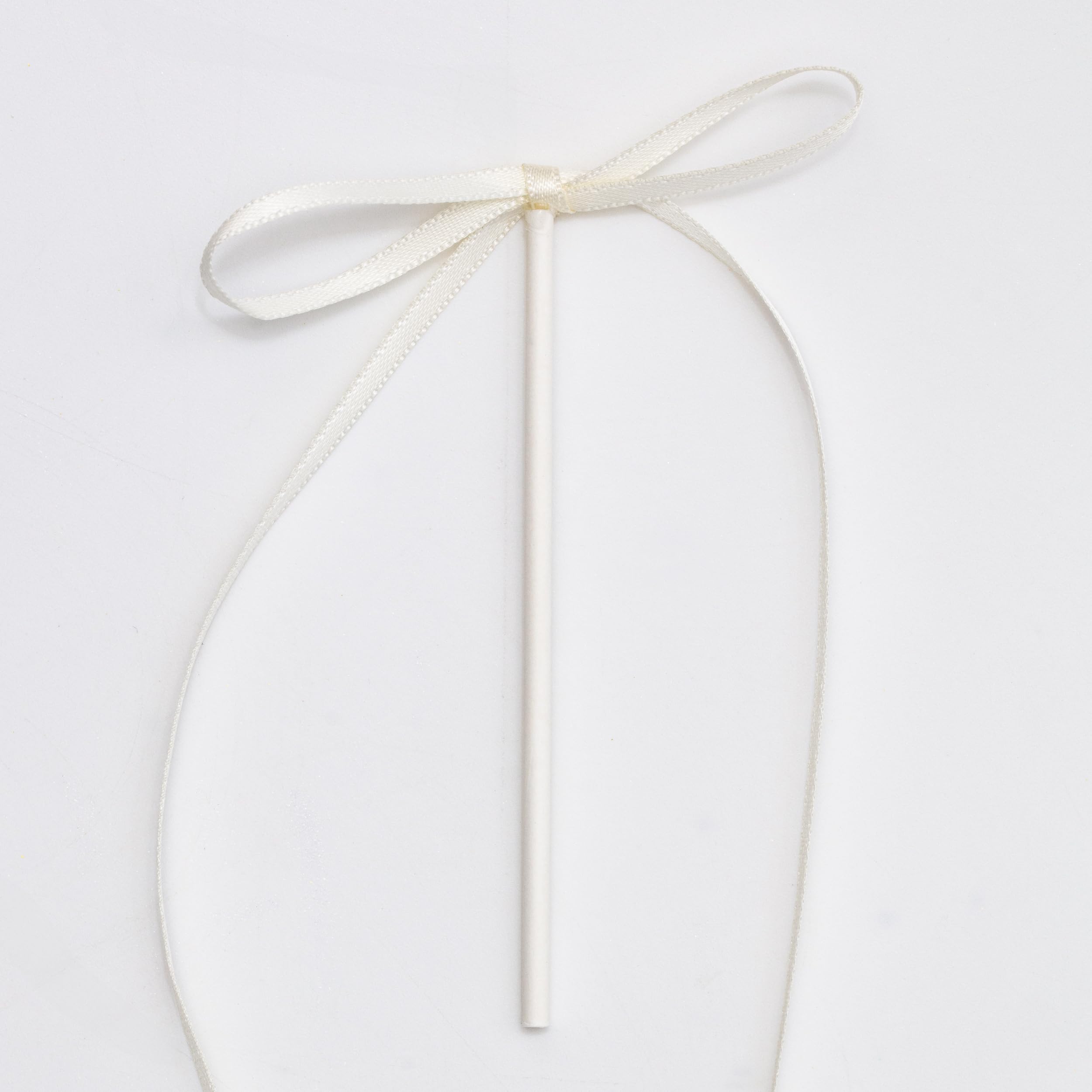 PME Ribbon Bow Cake Toppers – White (Pack of 8)