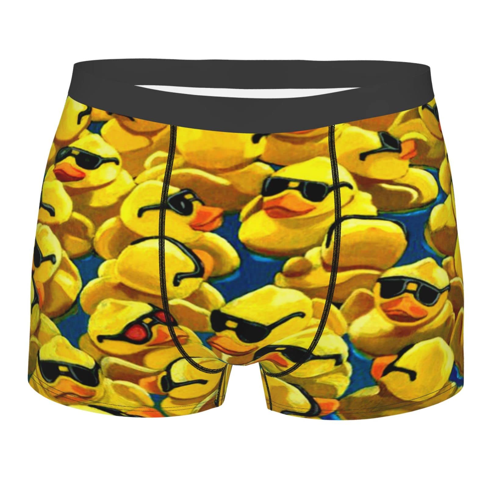 452 Men's Boxer Briefs 16 Underwear Trunks Rubber Duck Cool Sunglasses Boxers Shorts Fitted Boxer Pants Comfortable Underwear L