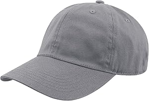 Unisex Classic Baseball Cap | Low Profile Soft Top Unstructured Cotton Baseball Cap | Adjustable Size Buckle for Women Men