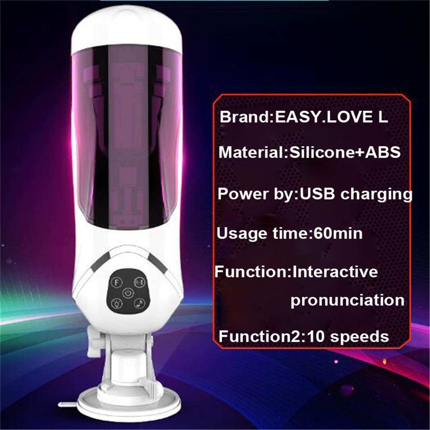 Intelligent Male Cup Automatic Telescopic e 360 ​​° Rotating 10 Speed ​​Electronic Massage Cup Maschile maschile