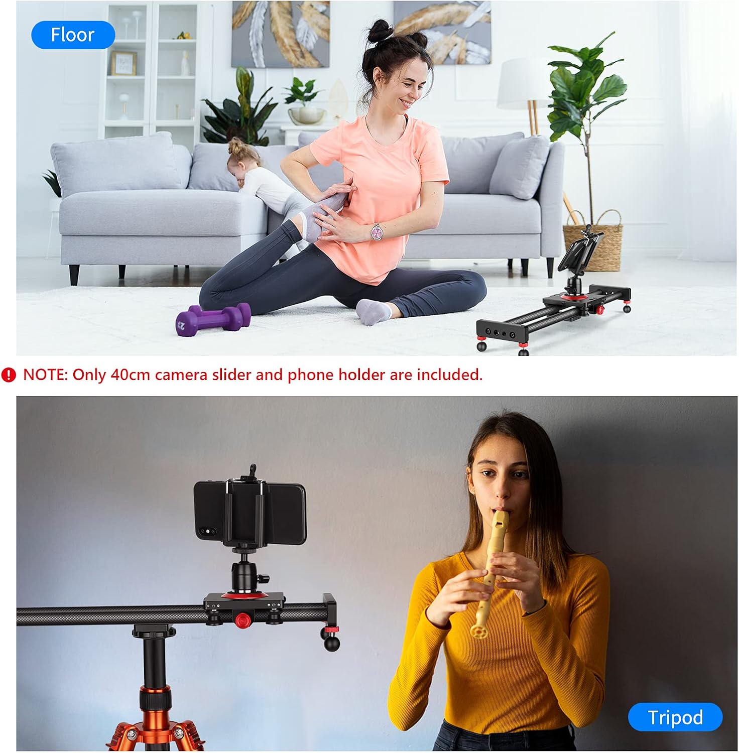 Top Brands Neewer Camera Slider Carbon Fiber Dolly Rail, 16''/40cm with 4 Bearings, Compatible with 13 13 Pro 13 Pro Max 13 Mini & Android Cell Phones and Mirrorless Cameras, Load up to 2.2lbs/1kg Holiday Deals 🛒 Neewer Camera Slider Carbon Fiber Dolly Rail, 16''/40cm with 4 Bearings, Compatible with 13 13 Pro 13 Pro Max 13 Mini & Android Cell Phones and Mirrorless Cameras, Load up to 2.2lbs/1kg