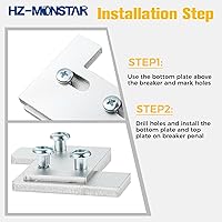 Vista 3 de Kit de enclavamiento para generador compatible con paneles General Electric GE de 150 o 200 amperios, kit de enclavamiento eléctrico horizontal