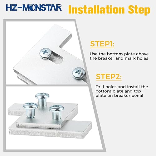 Miniatura 3 de Kit de enclavamiento para generador compatible con paneles General Electric GE de 150 o 200 amperios, kit de enclavamiento eléctrico horizontal del