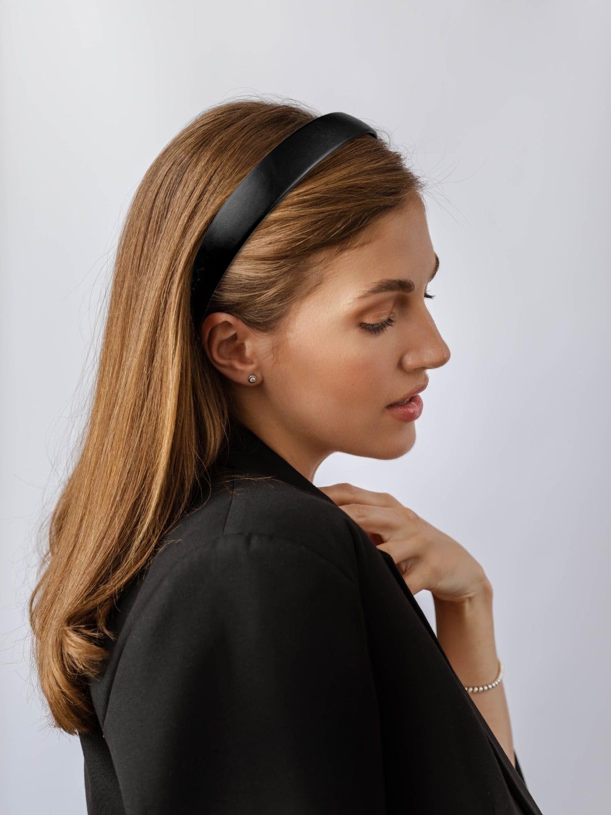 Amazon.com : Huachi Black Headbands for Women Black Hairband 