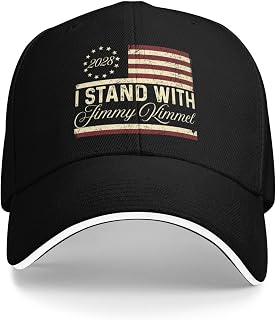 I Stand with Jimmy Hat Kimmel for President Trucker Baseball Cap109