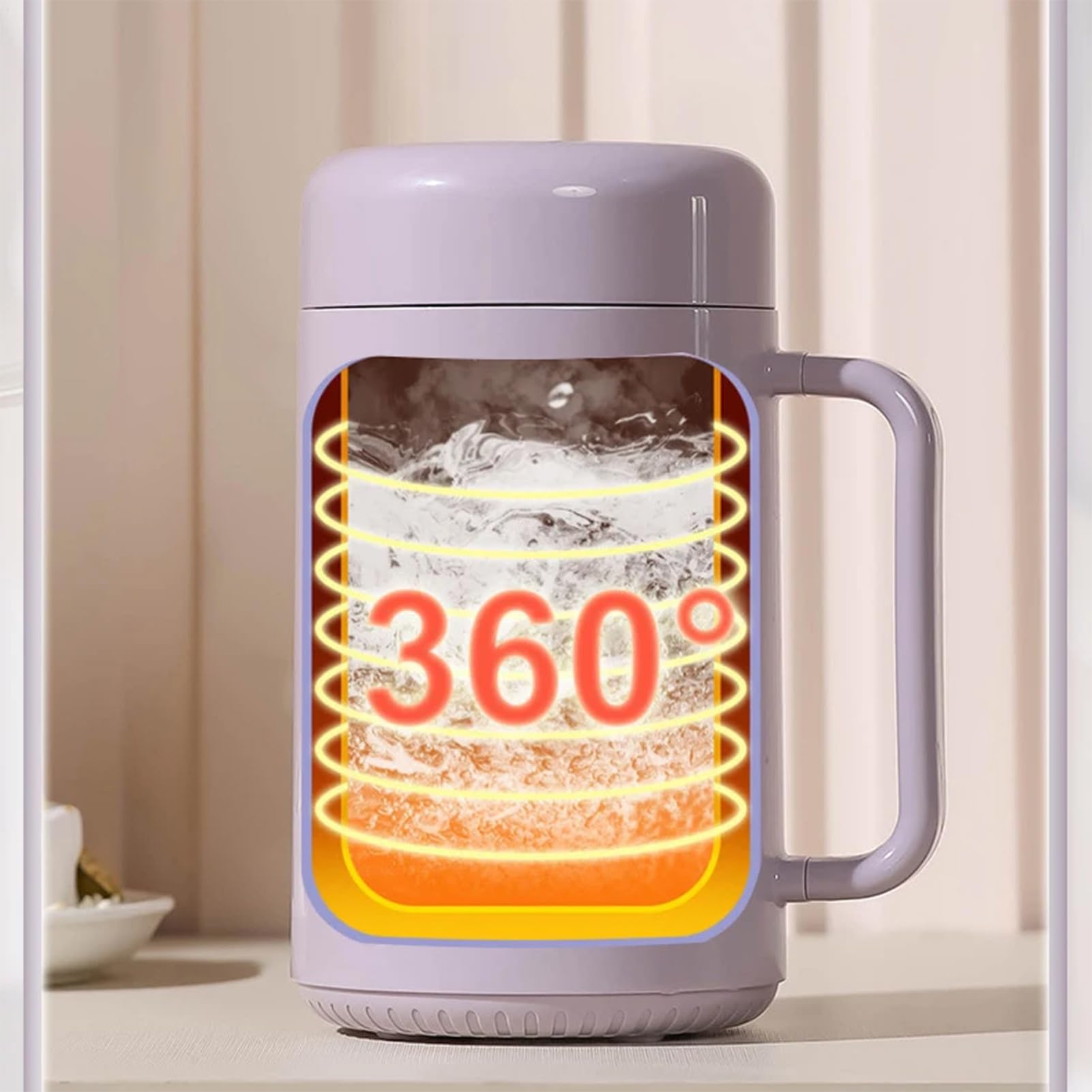 Cocina eléctrica con olla caliente,Olla eléctrica portátil - Olla para | cocinar fideos de 1000ml, olla para Ramen - rápida antiadherente para Fideos, de viaje de 500w para sart