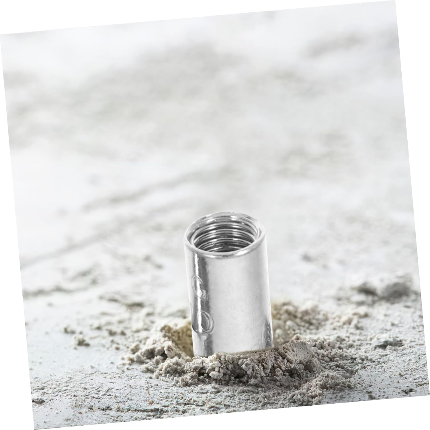 50pcs Knurled Drop-in Anchors Galvanized Expansion Bolts for Solid Concrete Easy Installation for Construction and Medical Applications