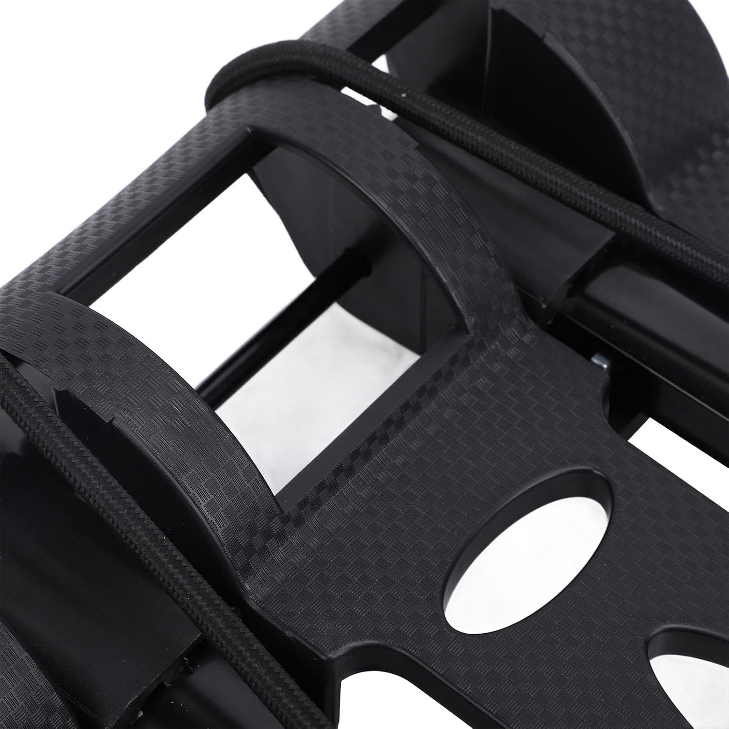 Folding Hand Truck, 30kg Load Bearing Foldable Luggage Cart with Elastic Rope, Hand Truck, Rolling Platform Luggage Cart for Travel Transport Moving Shopping