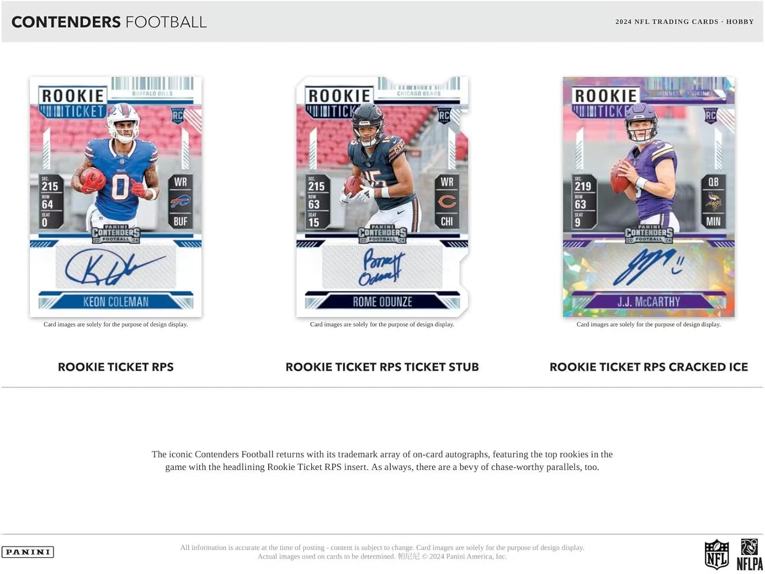 2024 Panini Contenders Football Hobby Box