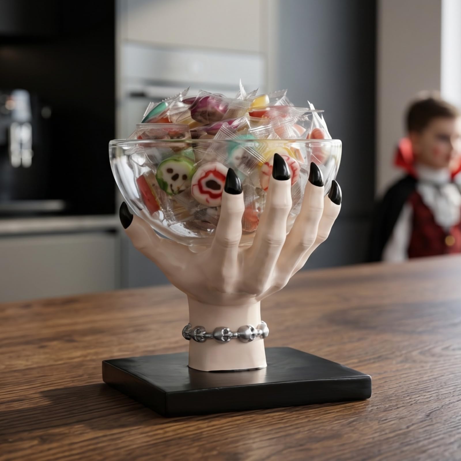 Amazon.com | GUTE Witch Hand Candy Bowl Stand – 5