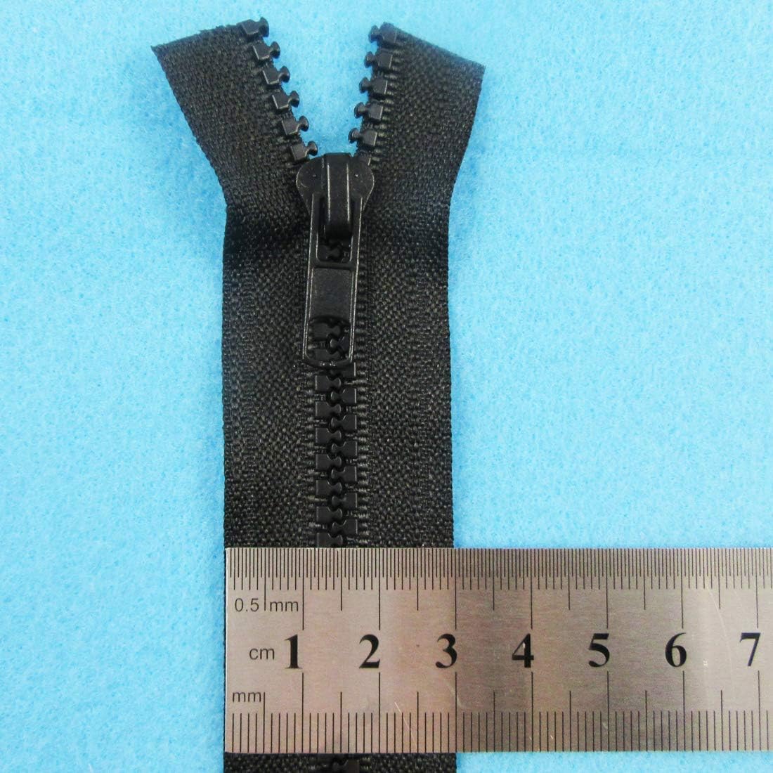 No.5 Chunky Continuous Zip *1 METRE + 1 Slider *4 Colours* 3 Lengths