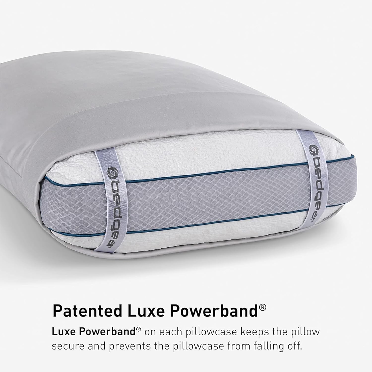 Bedgear Hyper-Cotton Bed Sheet Set – Breathable, Cooling, Quick-Drying, Silky-Soft Bedding – Fitted Sheet Flat Sheet Pillowcases – 60% Rayon from Bamboo, 40% Cotton Blend Bed Sheets, Twin, Light Grey