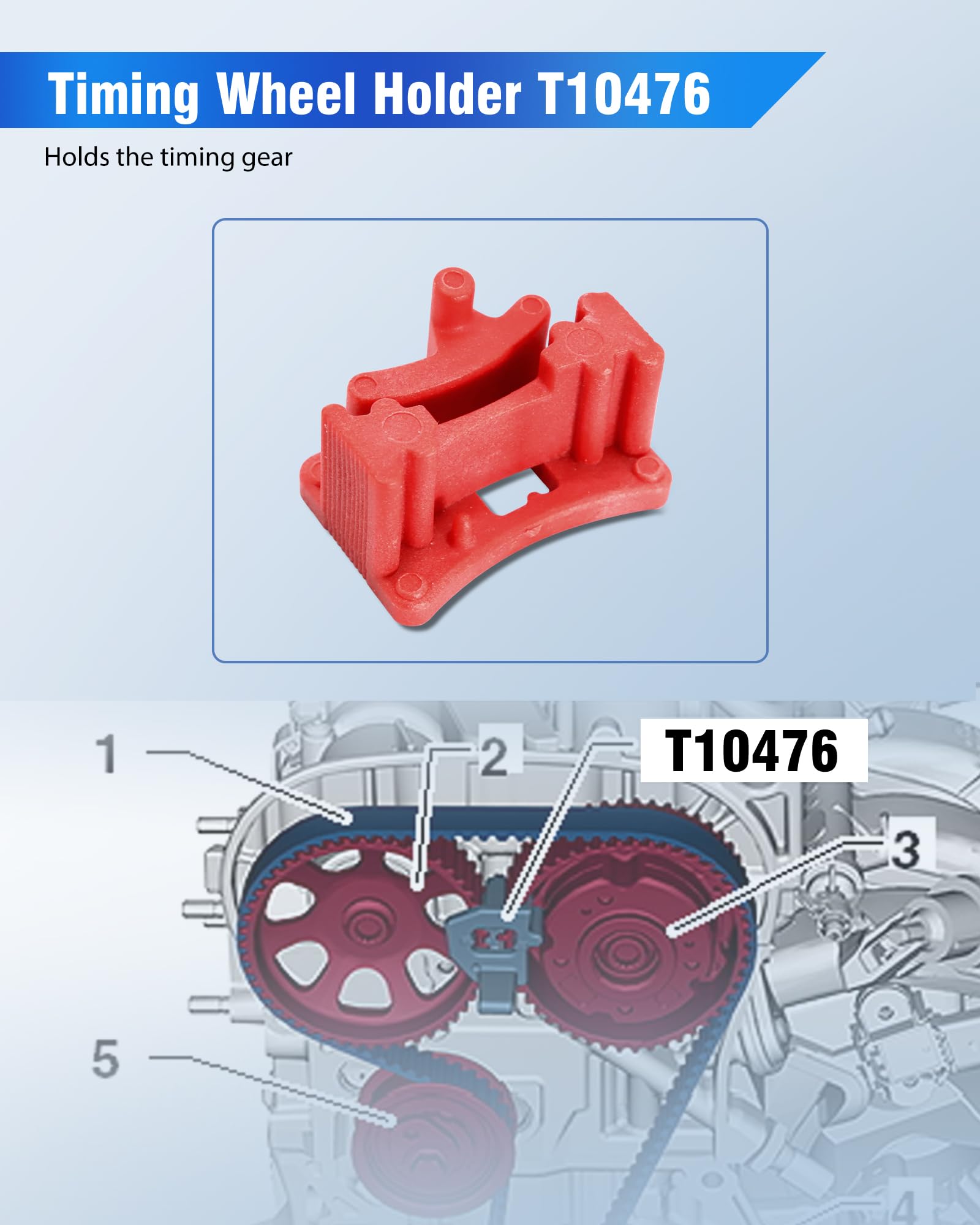RUIZHI Kit Messa in Fase Compatibile con VAG EA211 - Albero a Camme e Gomiti Strumento di Fasatura per 1,0,1,2,1,4,1,6L | TSI FSI TFSI, per VW Jetta Skoda Seat Leon Santana Rangyi Sprint Bora