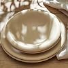 Porto by Stone Lain Aro 12-Piece Premium Kitchen & Dining Dinnerware Set Stoneware, Cream Matte, Crafted in Portugal, Dishwasher and Microwave Safe Scratch-Resistant Dish Set for 4