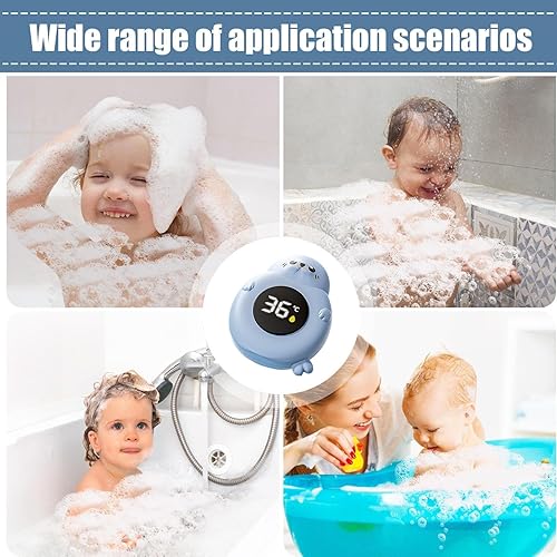 Miniatura 5 de Termómetro de baño para bebés  Termómetro digital para baño de bebé  Agua digital  Agua  Tubo de seguridad flotante juguete con pantalla LED sensor