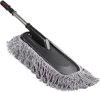 AUTOGUYS MAJIKO-4 Soft Microfiber Car Duster Car Brush for Car Cleaning Car Surface Wet & Dry Duster Multipurpose (Extendable) Dusting Brush (Assorted Colour)