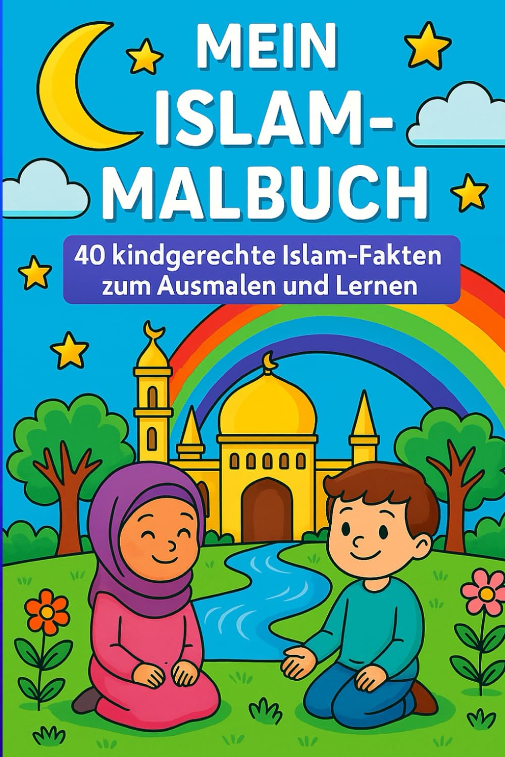 Mein Islam-Malbuch : 40 kindgerechte Islam-Fakten zum Ausmalen und Lernen
