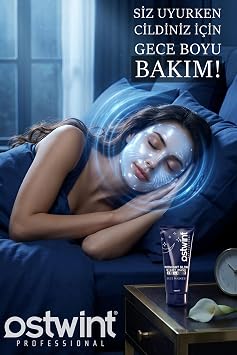 Ostwint Collagen Midnight Glow Night Mask Gece Maskesi 100 ml Kolajen Destekli Nemlendirici Cilt Bakım Maskesi