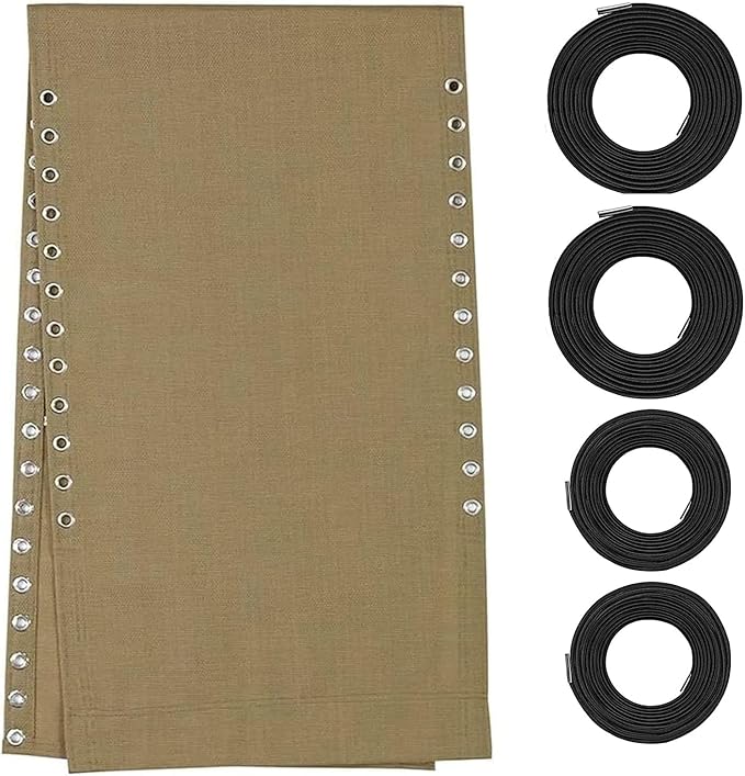 Zero Gravity Chair Replacement Fabric with Bungee Cord Kit, 17 Inch Wide Repair Cloth with