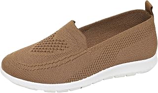 Zapatillas deportivas para mujer, color negro, de malla, transpirables, para el tiempo libre, sin cordones, de seguridad, con pies anchos, zapatos de lona, ligeros, cómodos, para caminar de
