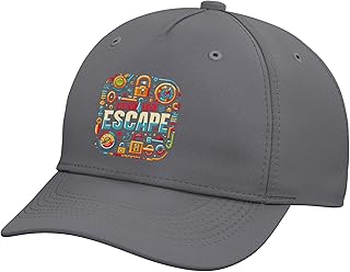 Escape Room Game Lockpicking Puzzle Room Exit Game Adjustable Baseball Hat