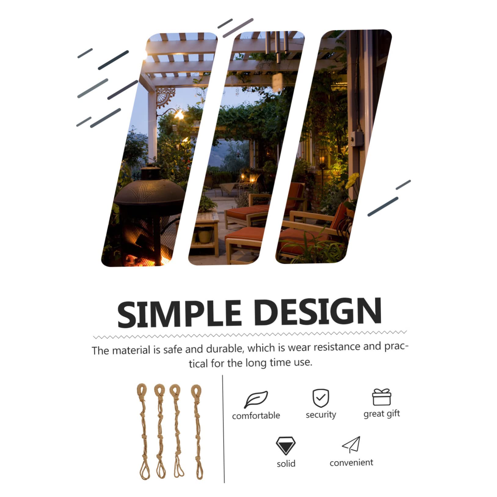 POPETPOP 20pièces Housses De Suspension Macramé Réglables pour Pots De De Coton Décoration Intérieure Et Extérieure pour Et Patios