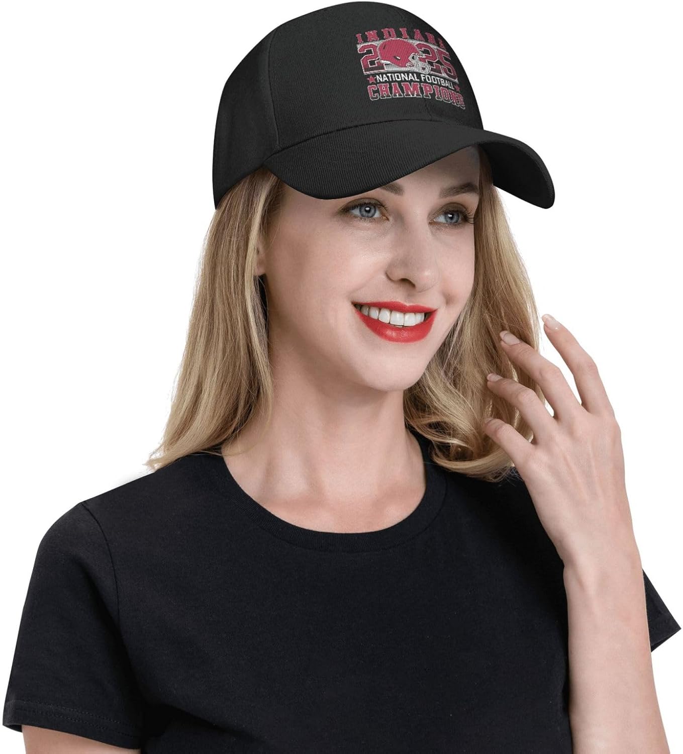 2025-2026 National Champions Hat for Man Women Football Fans Cap Gifts One Size Fit All - Image 7
