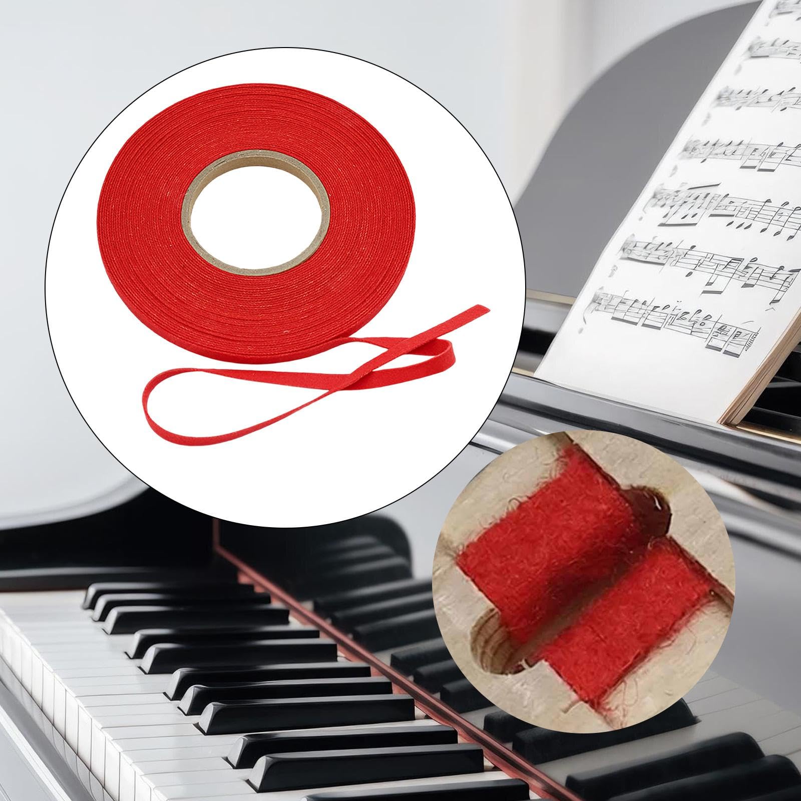 Lucidatura Tasti Pianoforte, Accordatura, Striscia, Accessori per Strumenti, Manutenzione Progettati per, Nessuna Colla