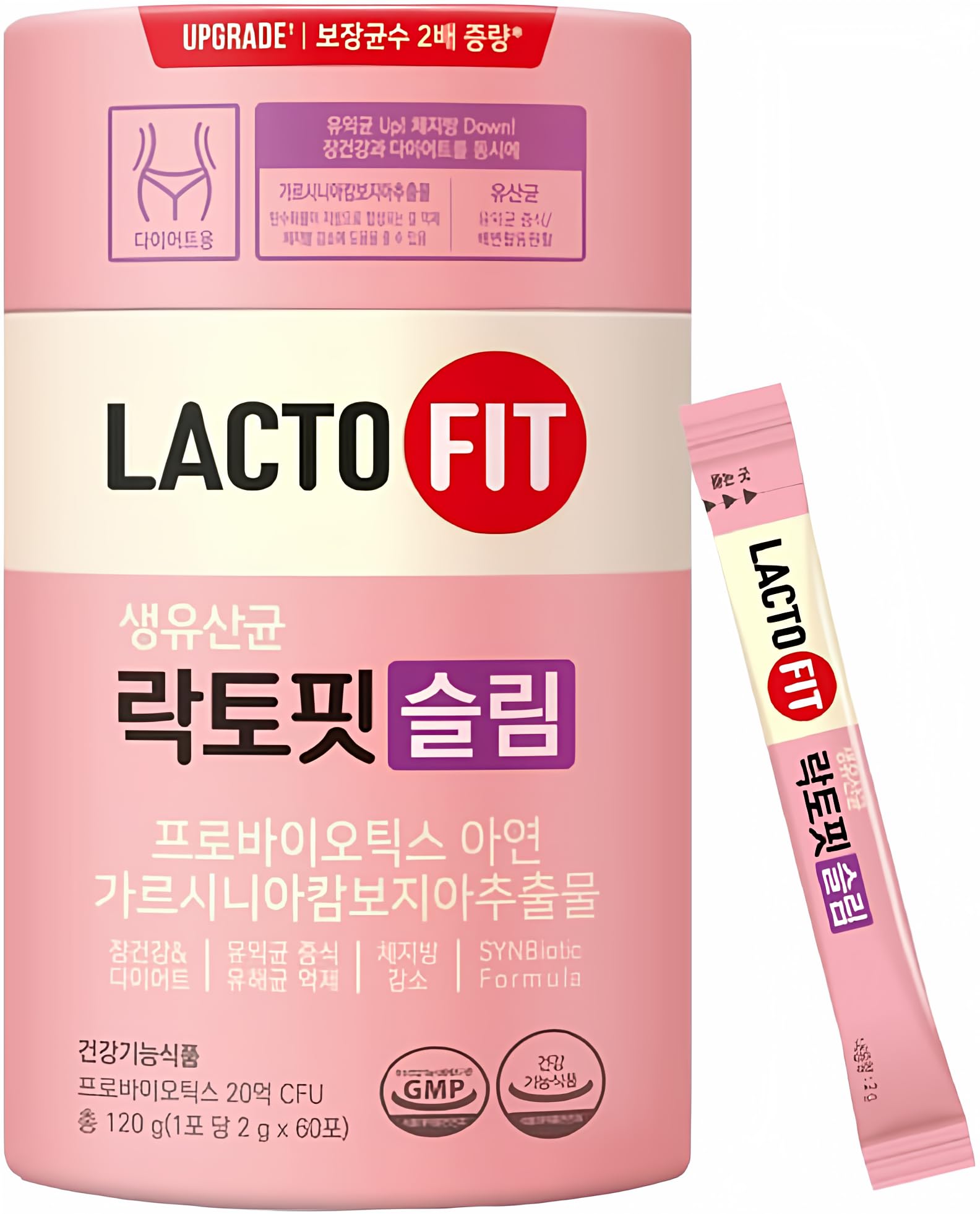 2023 Lacto-Fit Probiotics Slim 2 Billion CFU 2g X 60 Stick Packets