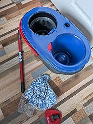 Vileda RinseClean Spin Mop System, separates clean and dirty water