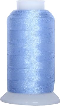 Threadart Polyester Machine Embroidery Thread by The Spool - 1000M - 40wt - Hundreds of Color Options - Slate Blue - No. 1075