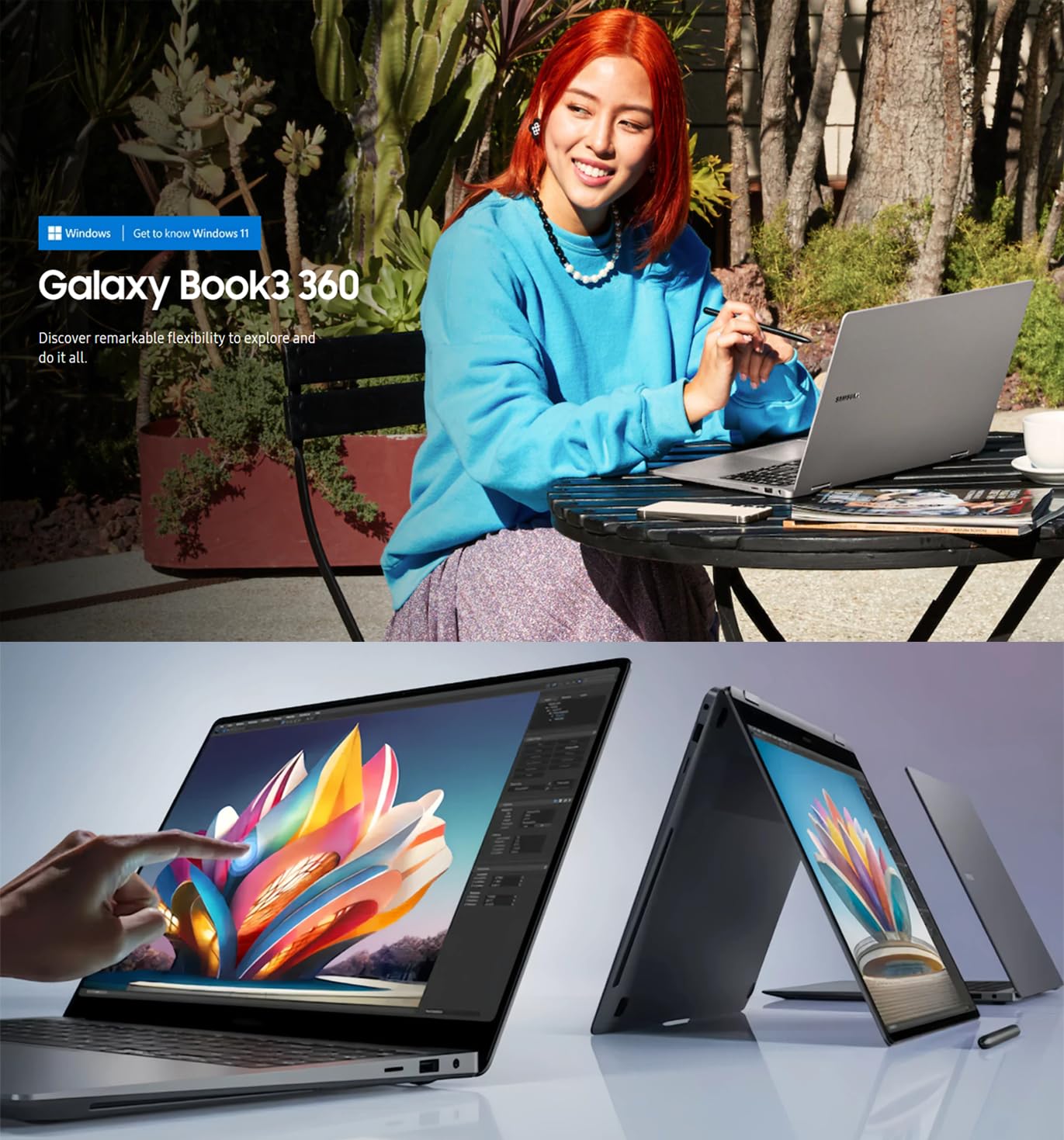 Windowsノート本体 Galaxy Book 3 360 Amazon.com: SAMSUNG Galaxy Book3 360 2-in-1 13.3