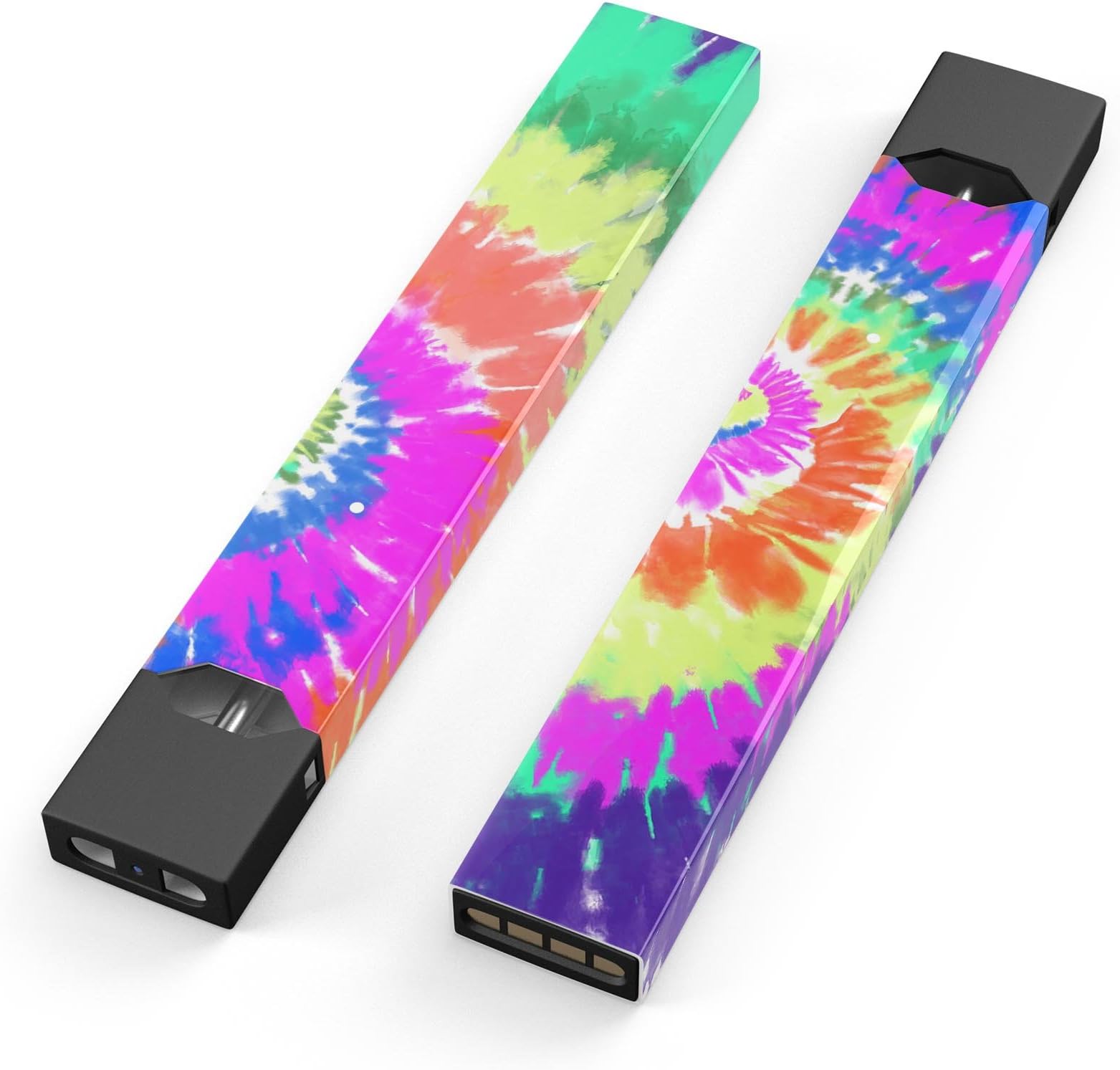 iiRov Premium Skin Wrap Vinyl Protective Cute Decal Compatible with The Pax JUUL Vape (Device Not Included) - Protective Sticker - Spiral Tie Dye V1