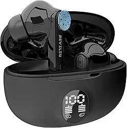 Beviliu Fones de ouvido tradutores de idiomas em tempo real, 144 idiomas de tradução, 8 idiomas offline, 3 em 1, tradutor Ai para iOS e Android sem fio 5.4 Y113S (preto)