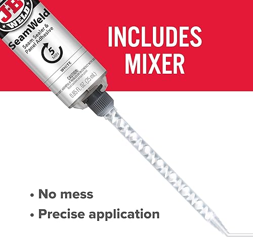 Miniatura 3 de J-B Weld SeamWeld, 0.8 fl oz, blanco