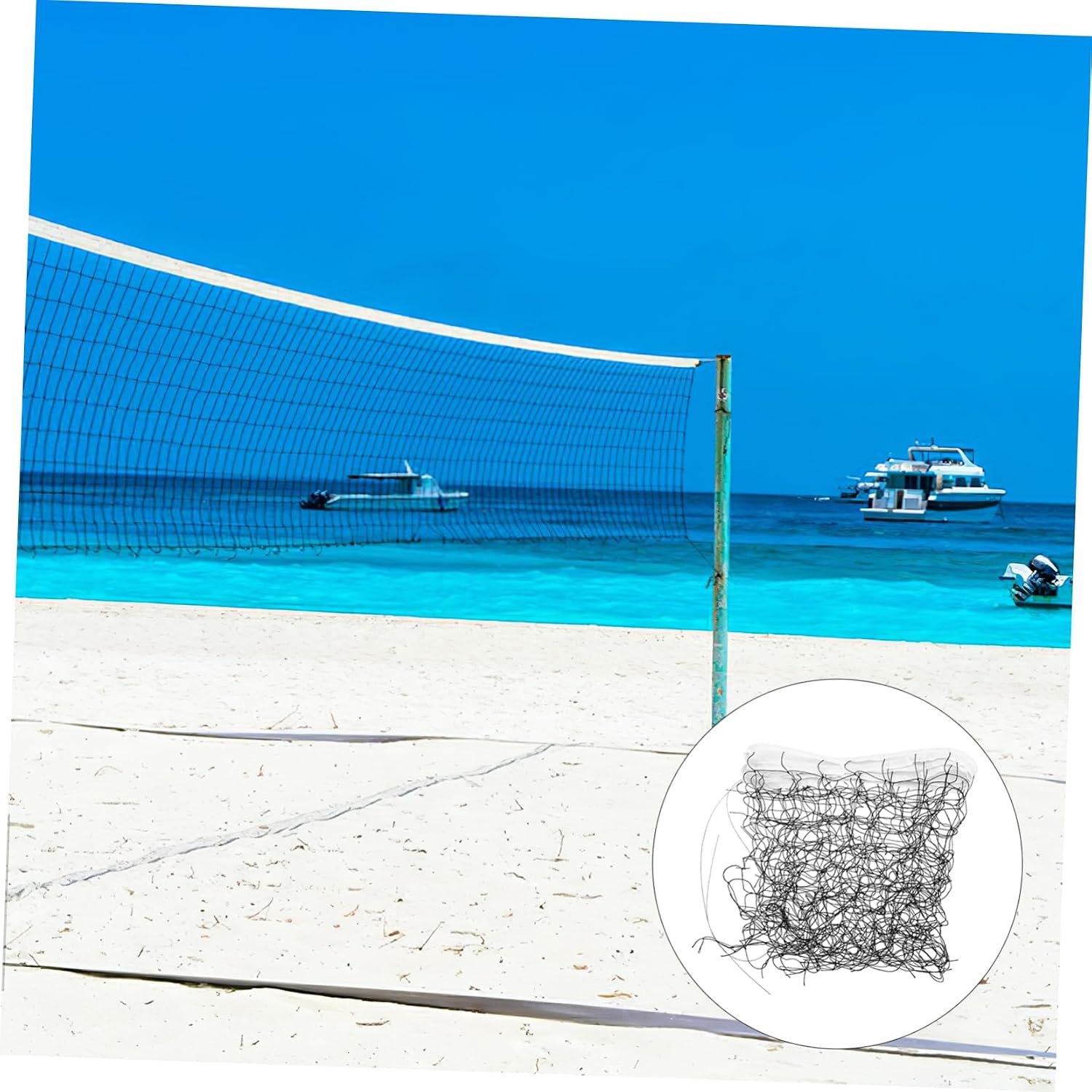 KOMBIUDA Professional Polypropylene Braided Volleyball Net Outdoor Indoor Net for Sports Replacement