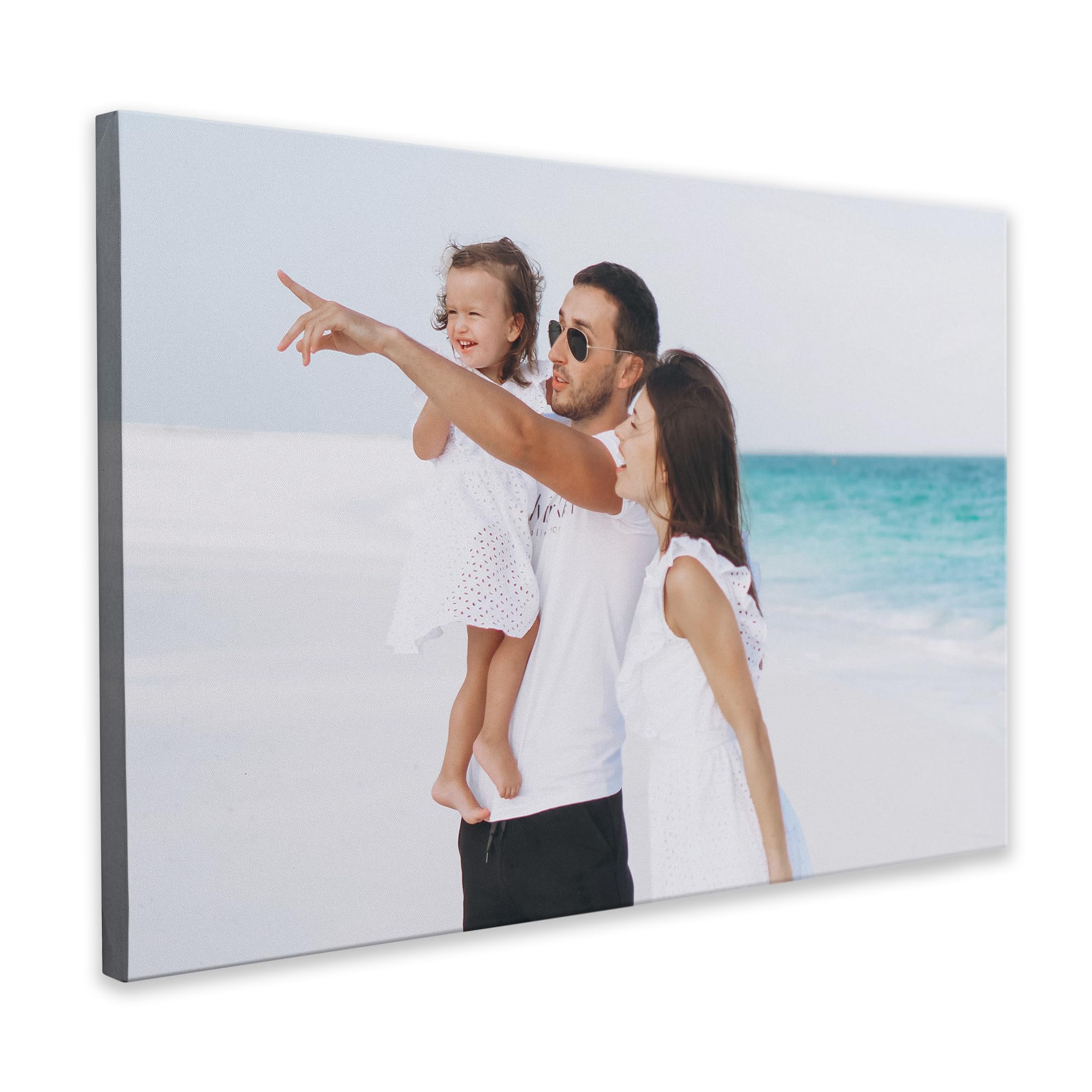 Print Maniacs Women's Landscape 1 Photo Personalised Birthday Gifts For - Customised Photo Canvas, Perfect For Wall Art